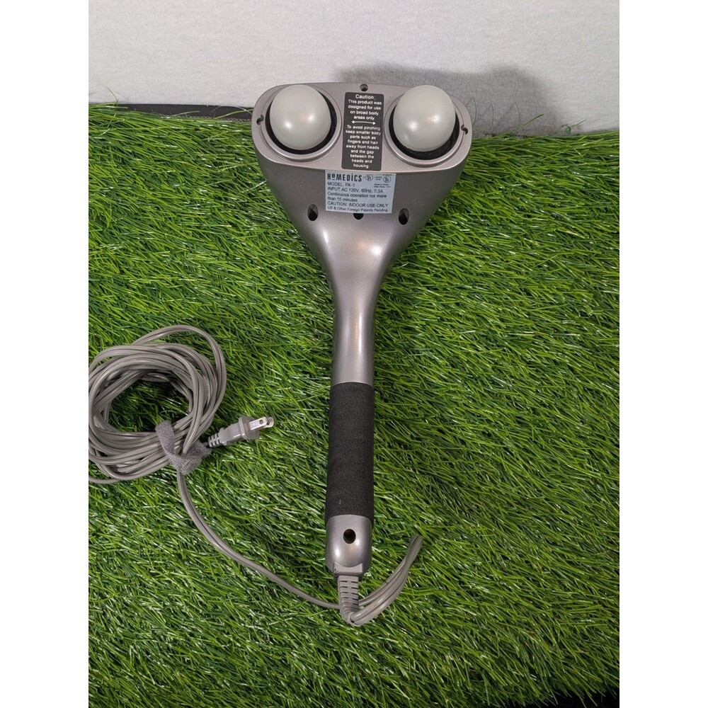Homedics Model PA-1 Dual Head Percussion Hand Held Massager Vibrator